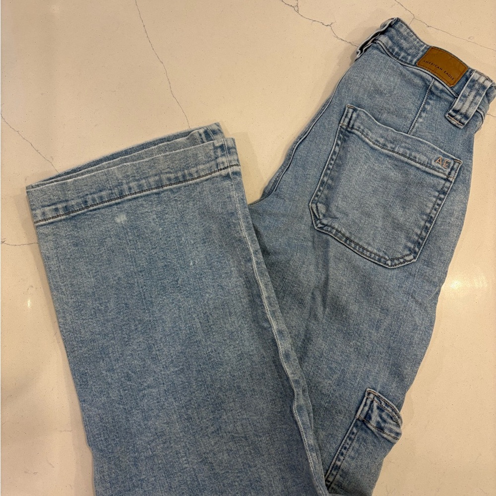 American Eagle Outfitters Light Blue Flare Jeans